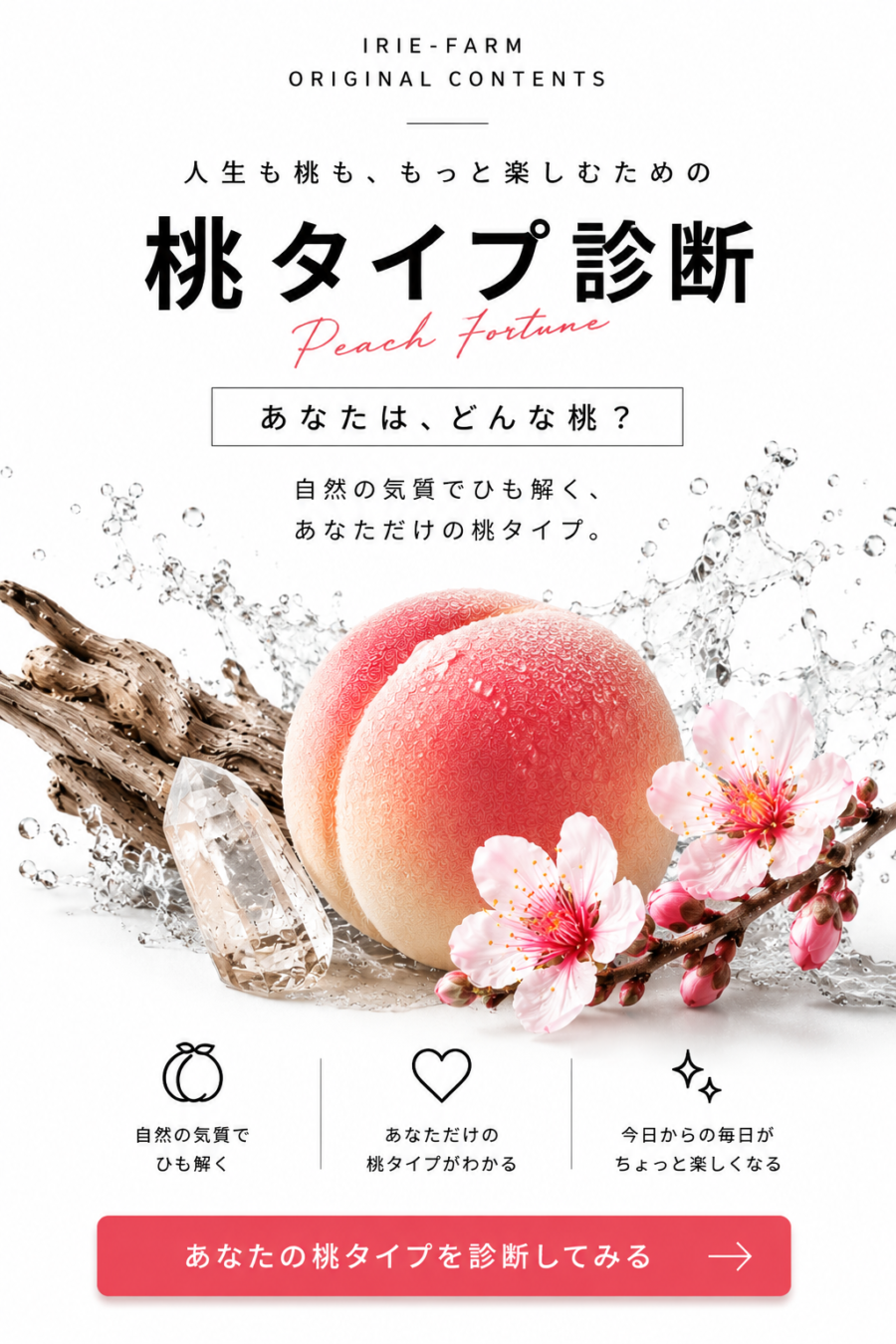 IRIE-FARM 桃タイプ診断
